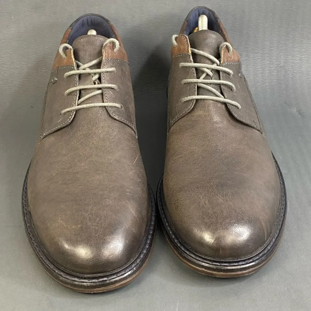 josef seibel Earl Plain Toe leather comfort Derby Oxford shoes mens size 12